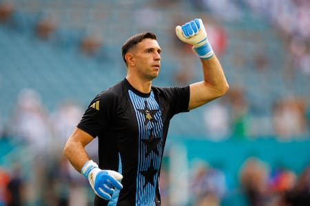 Dibu Martínez; Argentina vs Perú; Copa América 2024. Foto: Reuters