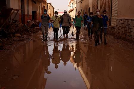 Inundaciones en Valencia, España. Foto: Reuters.