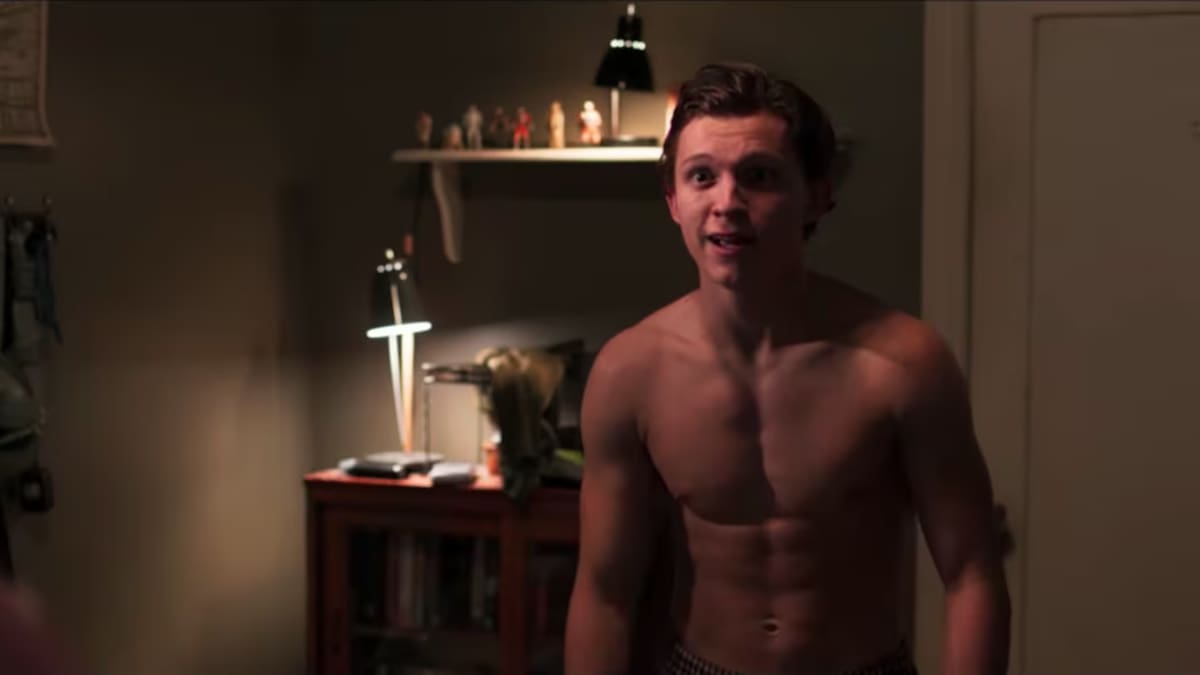 Entrenamiento de Tom Holland.