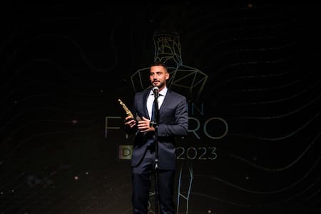 Nicolás Occhiato, ganador del Martín Fierro Digital de Oro en la edición 2023. Foto: Five Pro Events