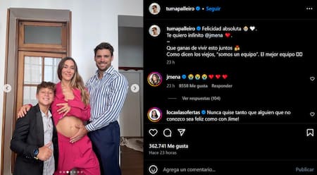 La emoción de Matías Palleiro.