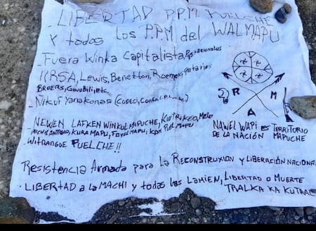 Amenaza de mapuches tras ataque en Villa Mascardi.