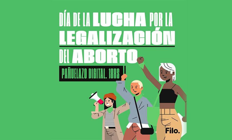 Aborto, pañuelazo digital, Foto Filo