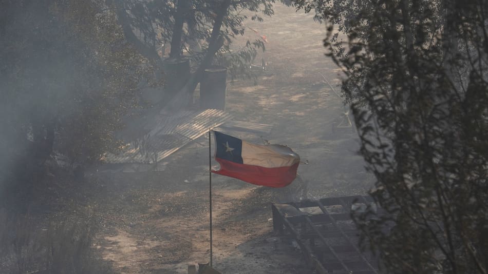 Incendios en Chile. Foto: Reuters