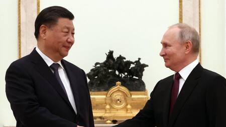 El presidente chino, Xi Jinping, arribó hoy a Moscú. Télam