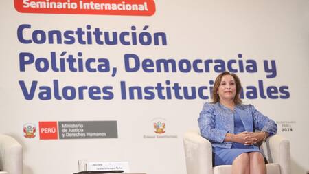 Dina Boluarte. Foto: EFE