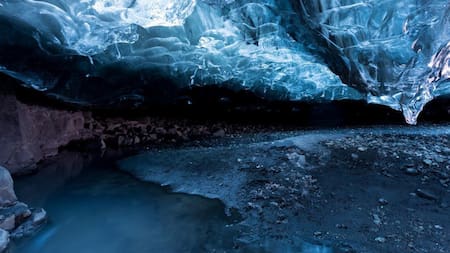 Hielo de la Antártida. Foto: X @LaVanguardia
