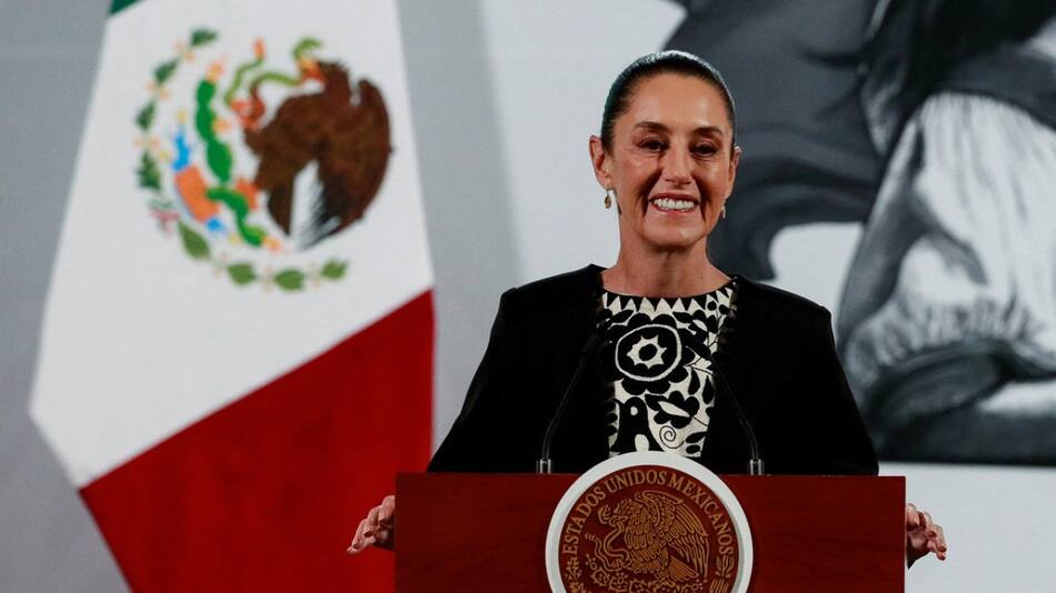 Claudia Sheinbaum, presidenta de México. Foto: Reuters/Henry Romero.