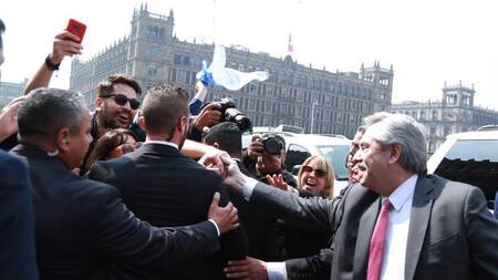 Alberto Fernández en México