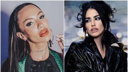 La Joaqui y Lali Espósito. Fotos: redes sociales.