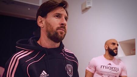 El nuevo look de Lionel Messi. Foto: X/@YassineCheuko.
