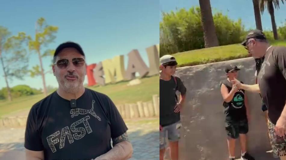 Gustavo Menéndez en Temaikén.