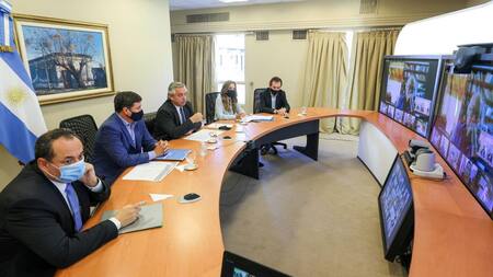 Alberto Fernández encabezó la primera reunión de 2021 del Consejo Federal Argentina Contra el Hambre, Agencia NA