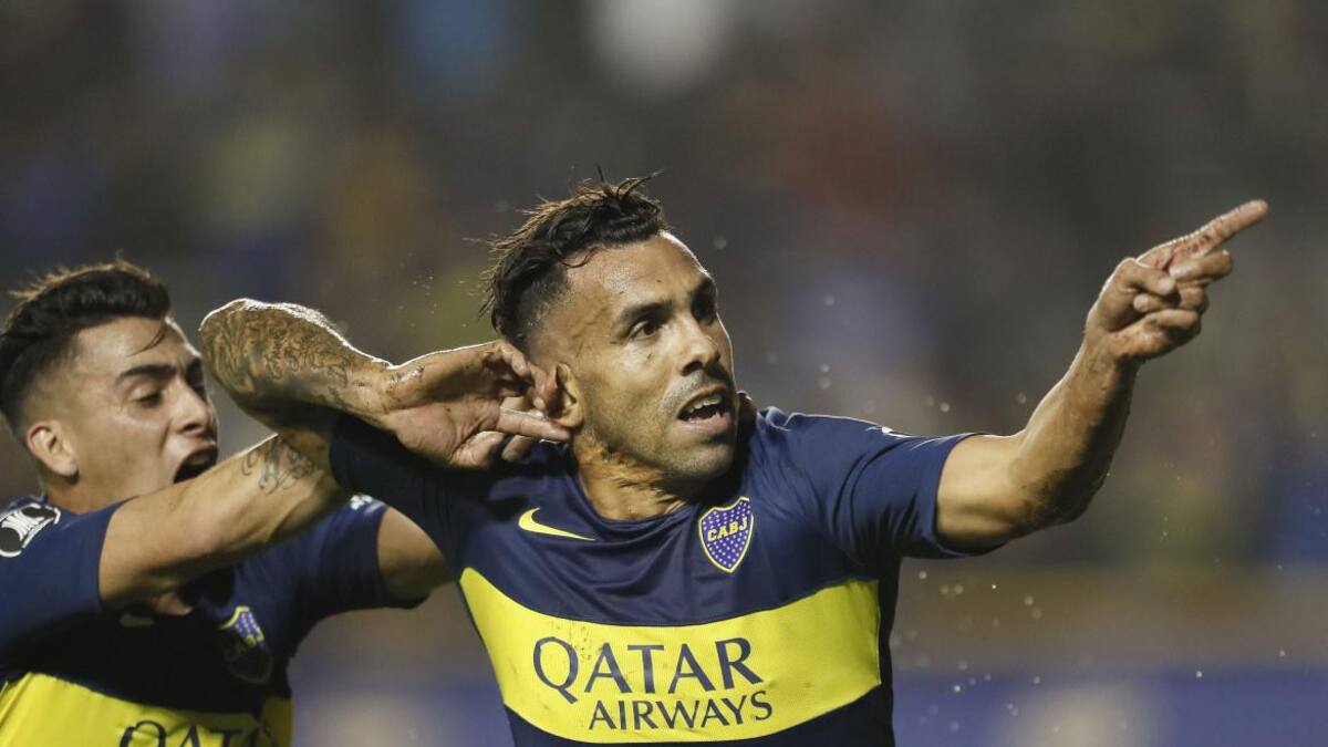 Copa Libertadores - Festejo de Boca en triunfo ante Atletico Paranaense (NA)