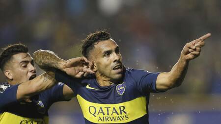 Copa Libertadores - Festejo de Boca en triunfo ante Atletico Paranaense (NA)