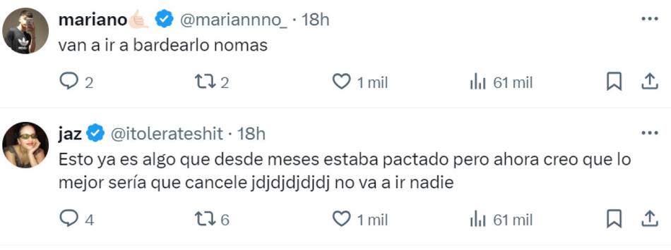 La repercusión de la gente. Foto: X.