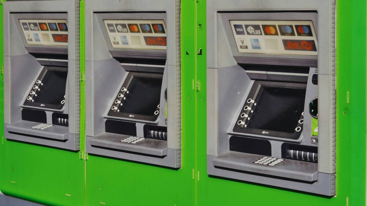 Cajero automático.