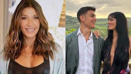 Catherine Fulop, Oriana Sabatini y Paulo Dybala. Fotos: Instagram