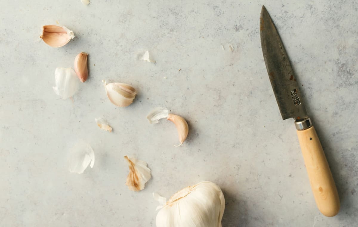 Ajo, alimento. Foto: Unsplash