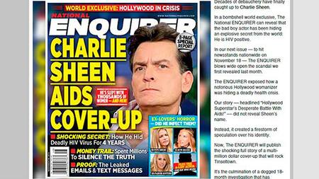 Charlie Sheen (The National Enquirer)