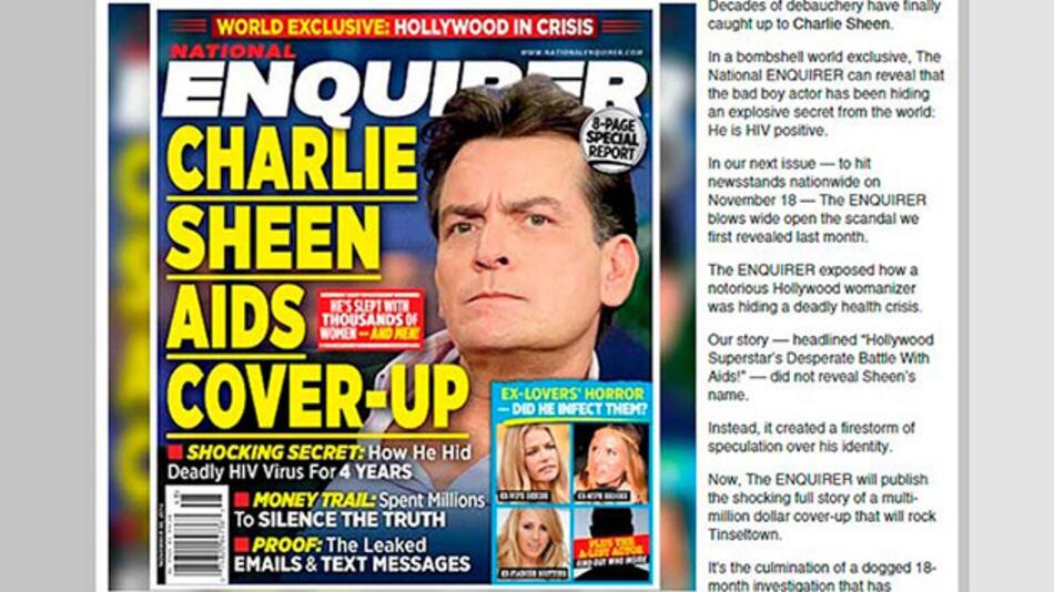 Charlie Sheen (The National Enquirer)