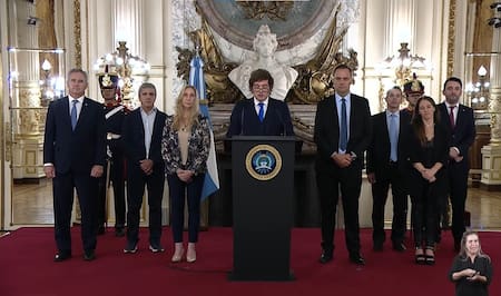 Javier Milei en cadena nacional