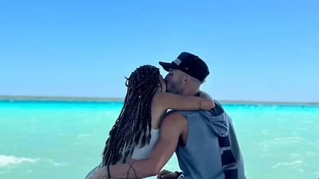 La emotiva despedida. Foto: NA