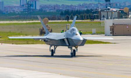 KAAN, el avión de combate de quinta generación turco. Foto: X @Defence_Turk