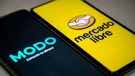 Billetera virtual de MODO y Mercado Libre.