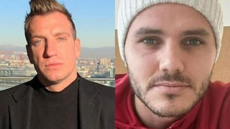 Maxi López y Mauro Icardi. Fotos: redes sociales.