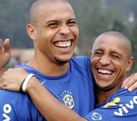 Ronaldo y Roberto Carlos