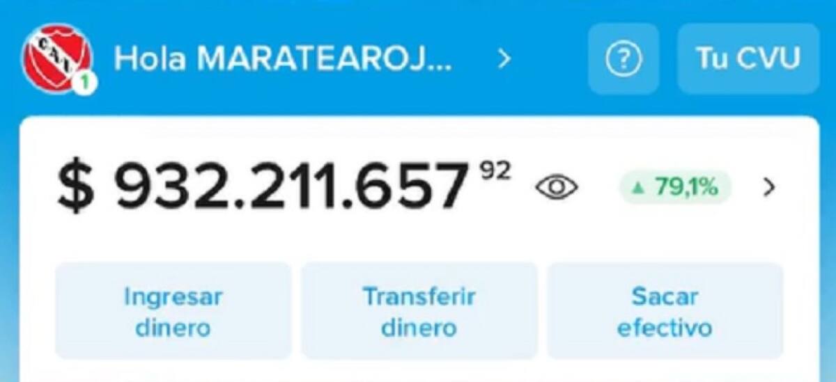 Recaudación de la colecta de Independiente. Foto: Captura.