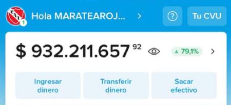 Recaudación de la colecta de Independiente. Foto: Captura.