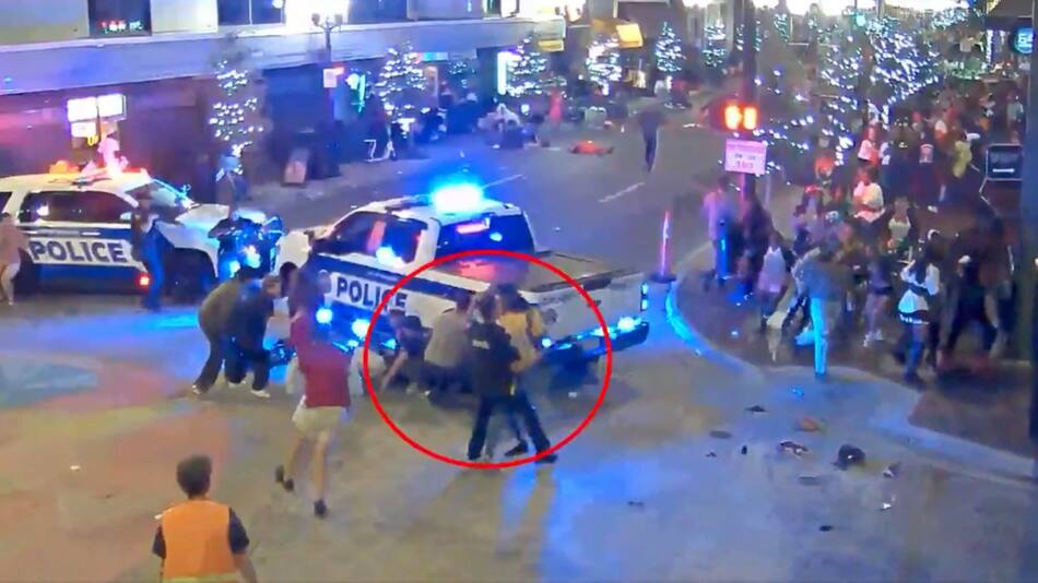 Tiroteo en Orlando en la celebración de Halloween. Foto: REUTERS.