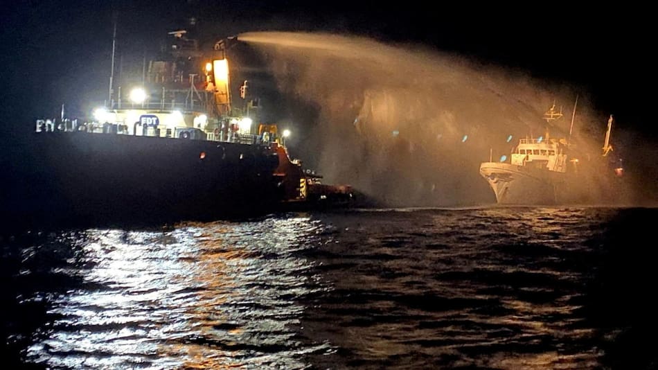 Ataque al buque Conscience de la Flotilla de la Libertad de Gaza, fuera de las aguas territoriales de Malta. Foto: Reuters.