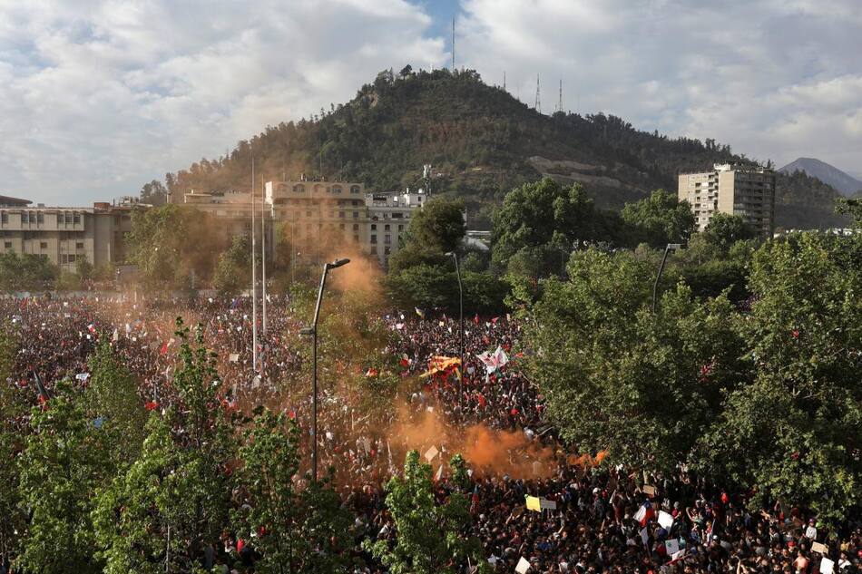 Marcha Chile, protestas, REUTERS