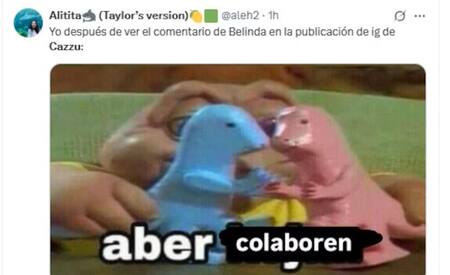 Los memes tras el lanzamiento de "Con otra", la canción de Cazzu. Foto: X.