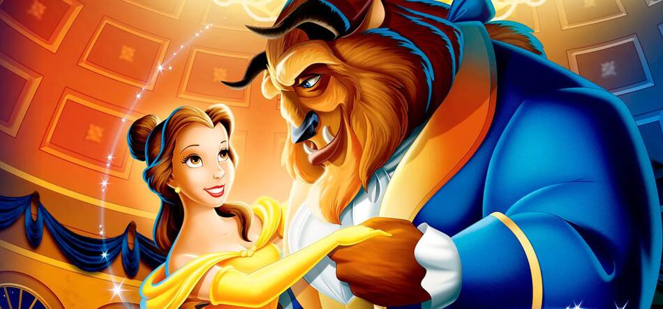 La Bella y La Bestia. Foto: Disney.