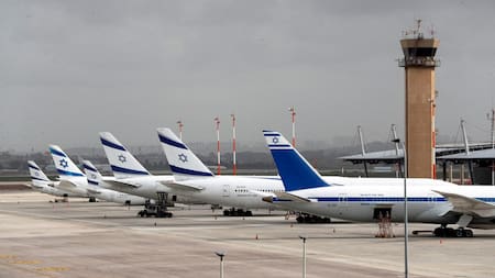 Aerolíneas de todo el mundo cancelan vuelos desde y hacia Israel. Foto: Reuters.