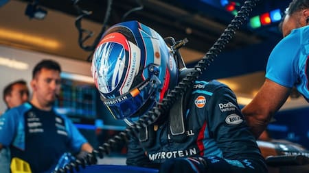 Franco Colapinto se prepara para su primer paso en la Fórmula 1. Foto: X FranColapinto.