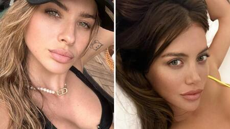 Eugenia Suárez y Wanda Nara. Foto: Instagram @sangrejaponesa - @wanda_nara.