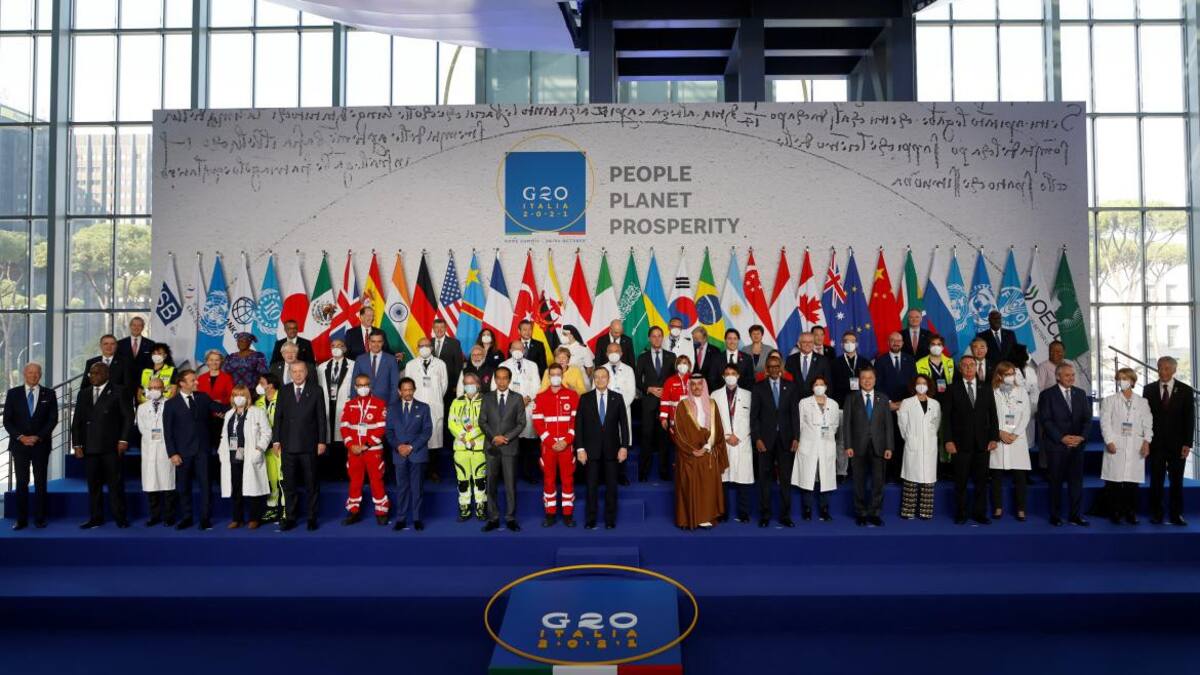 Cumbre del G20 en Italia, REUTERS