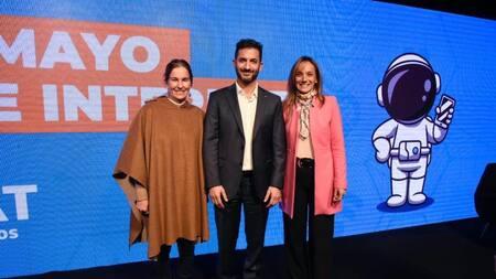 Malena Galmarini y Matias Tombolini. Foto: prensa.