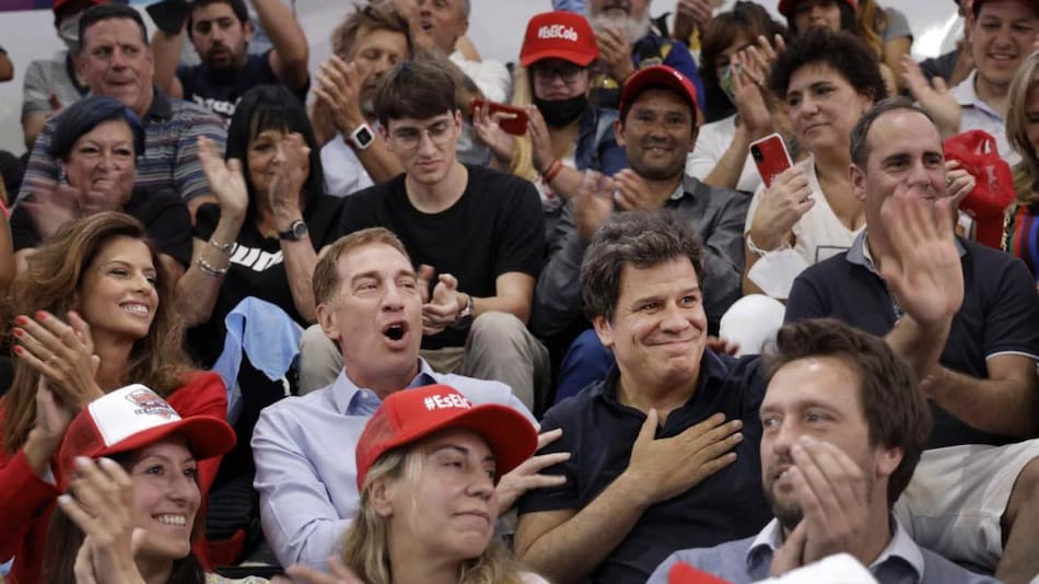 Cierre de campaña de Diego Santilli en La Plata, foto NA