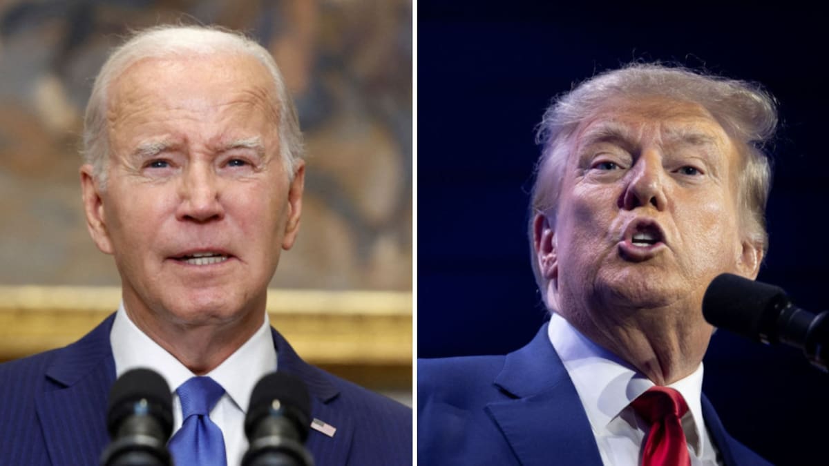 ¿Joe Biden o Donald Trump? Foto: Reuters