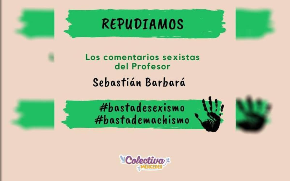 Posteo del profesor Sebastián Barbará, aprobar sin tanga, Corrientes
