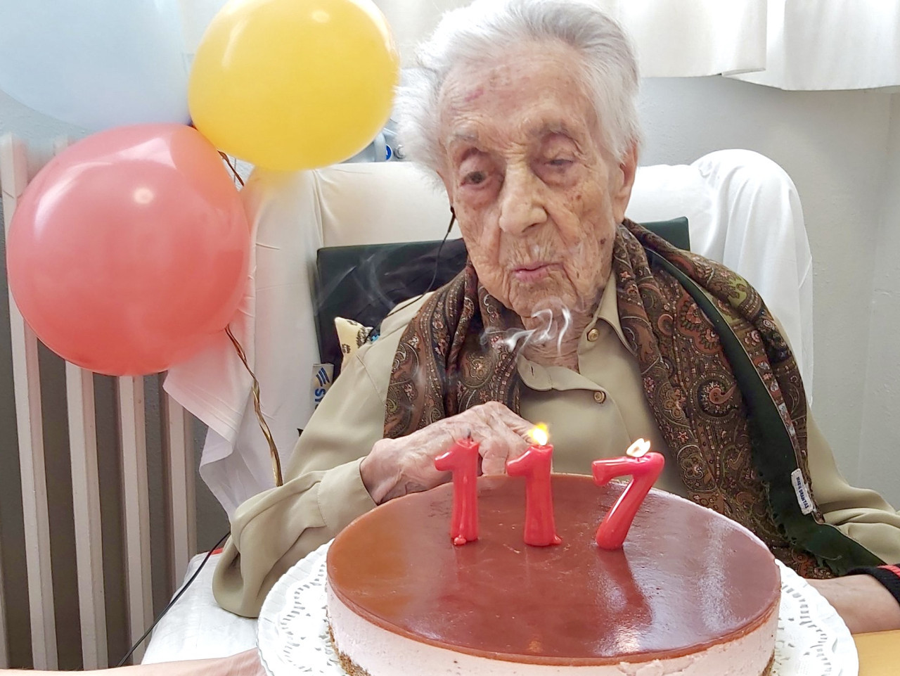 Falleció María Branyas a los 117 años. Foto: redes sociales.