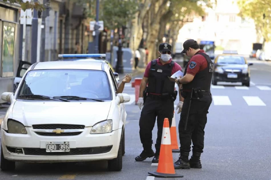 Multas de tránsito. Foto: NA