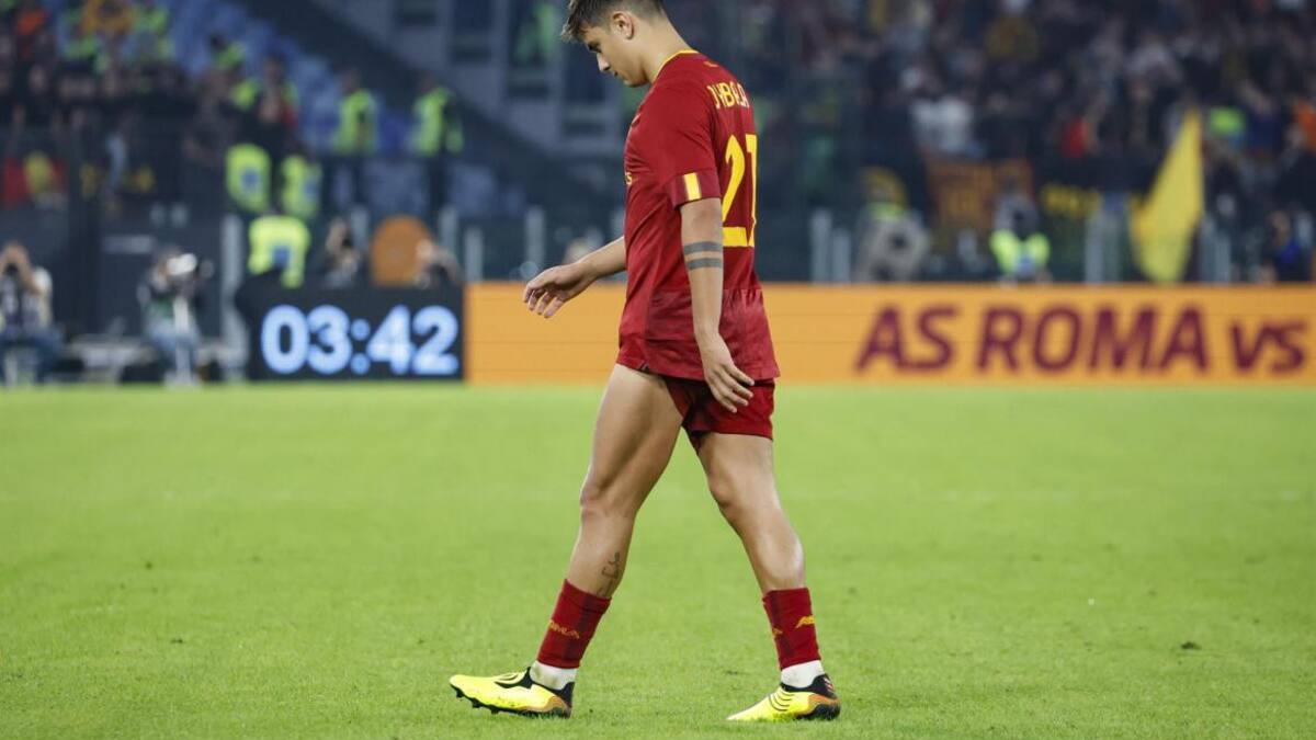 Nueva lesión de Paulo Dybala. Foto: EFE.