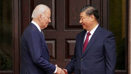 Encuentro de Joe Biden y Xi Jinping. Foto: REUTERS.